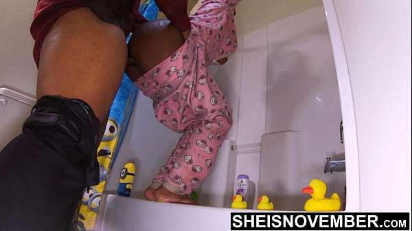 My Freaky Step Dad Wanted To Fuck My Wet Pussy Hardcore While Is Was Peeing On The Toilet Then Riding His Horny Big Cock Hardcore Cowgirl Sex Style, Cute Blonde Ebony Step Daughter Sheisnovember Riding His BBC Closeup on Msnovember