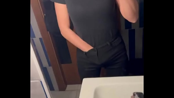 Public Toilet Peek Show Back in the public toilet, my outfit of black t-shirt and jeans hides what’s about to un…