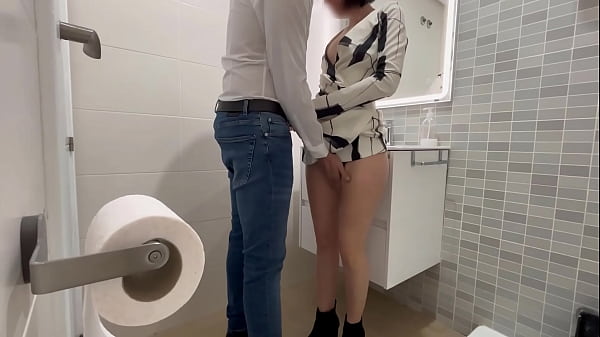 I tell the restaurant waiter that I’ll wait for him in the bathroom to fuck him and give him a blowjob until he finishes cumming