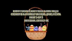 BUBBLE BUTT SORORITY GIRL GETS TWO DICKS INSIDE Her PUSSY in EASTER ORGY