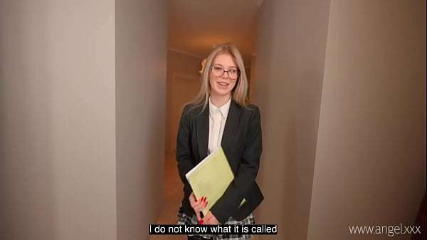 Cute housewife with glasses enjoys fucking and gets cum on her face