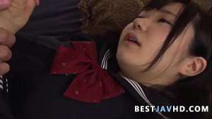 Nozomi Momoki, that tastey school-girl, gave an epic bj that left her weenie stiff and ready for some crazy act in this uncensored Japanese XXX video.