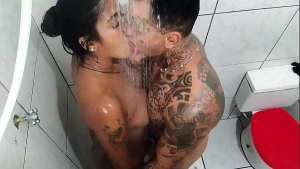 Tomei banho com personal da a academia para relaxar