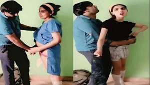 Young Indian Students Sex in Uniform Caught in Classroom