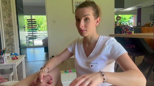 Hot French Amateur Milf Gives Best POV Blowjob And Swallows Cum