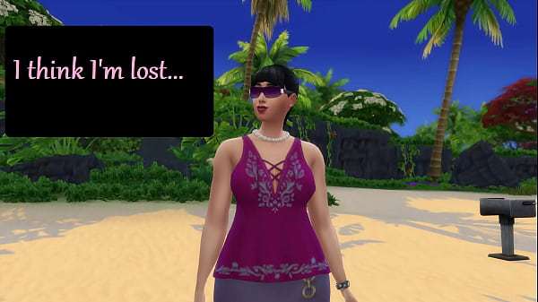 Latina being smashed by homeless in a beach because she lost direction