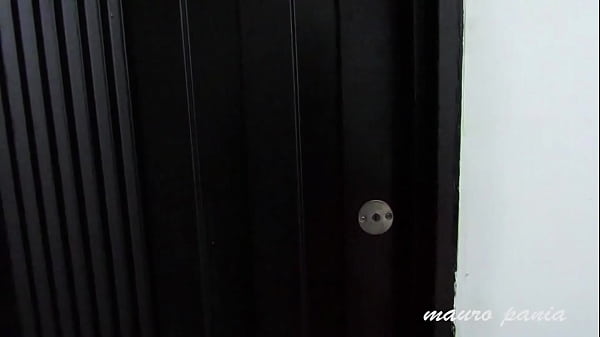 MILF scort, arriving at her apartment