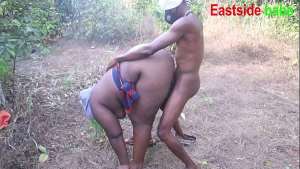 Ebony BBW eastsidebabe fucked wotowoto outdoor