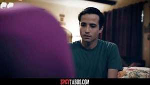 Hot stepfamily threesome sex