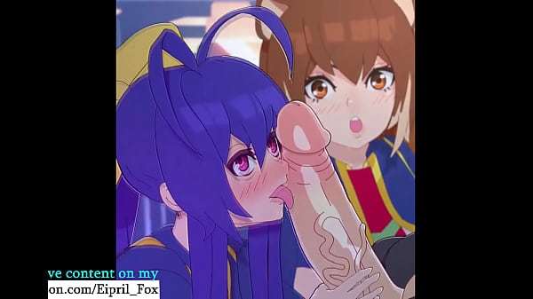 Mai Natsume and Makoto Nanaya did Beautiful Lesbian Threesome – Blazblue Hentai Anime 4K 60 FPS