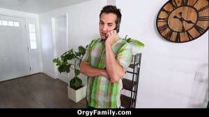 Slutty Stepdaughters Make a Plan to Tease Their Daddy to Get Some Cash out Of Him – Orgyfamily