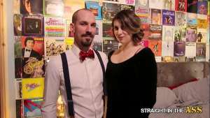 Straight in the Ass – A Brunette Amateur Gets Nailed in the Ass Anal by Big Cock