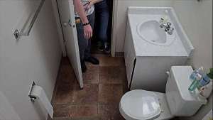 Student fucked in school toilet