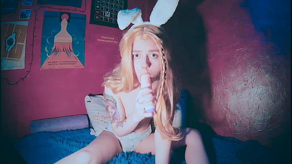 Bunny with butt plug in her asshole would love to get some pleasure – Spooky Boogie