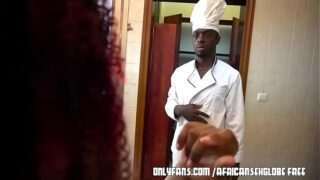 ebony ass housewife neglected by her husband seduces her cook
