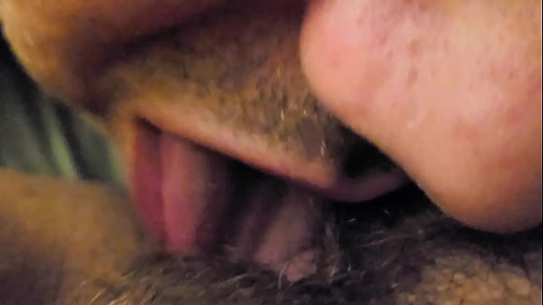 Licking my BBW MILF wife’s hairy wet pussy