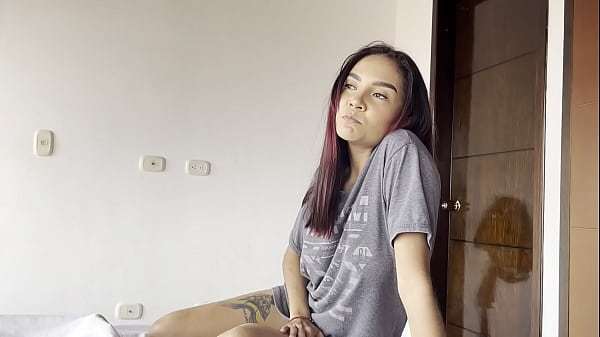 Skinny girl is fucked by her boyfriend’s friend while he is away