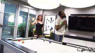 Sara Jay & Nikki Ferrari Smooch As They Get Pounded & Smacked By Shaun!