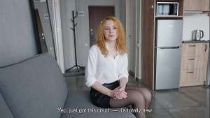 The naughty realtor didn’t miss the chance to bring her client to the creampie