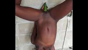 Upside Down & Soaked Cucumber Made Me Moan