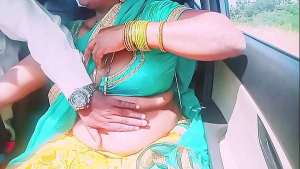 Car sex. Desi housewife try to fucking unknown person car romance. Telugu dirty talks.