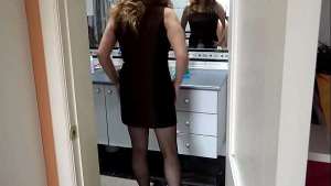 I get home very turned on and masturbate watching big cocks fucking.