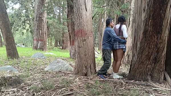 Old peasant fucks young college girl in the field