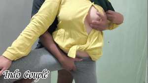 Desi Muslim Couple my Step sister teach me how to do Standing Sex