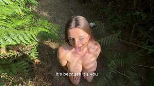 Sloppy Deepthroats, Blowjob And Balls Licking In the Forest – Luna Doll