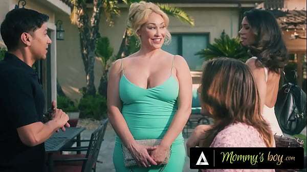 MOMMY’S BOY – MILF Penny Barber CAUGHT BFF Fucking Her Stepson & JOINS IN! BUSTY STEPMOM GROUP SEX!