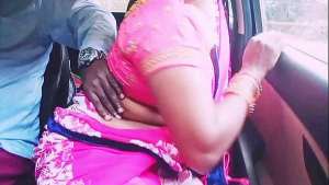 Indian car sex. beautiful saree housewife with boyfriend cheating romance. Telugu dirty talks. Sex story.