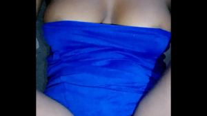 In dress showing big clit out