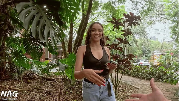 Fake Agent invites a latina to record with some lingirie and end on wild sex