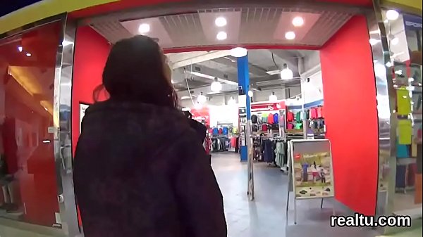 Stunning czech teenie was seduced in the mall and rode in pov