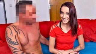 1st ROUGH HOOK UP with TOTAL STRANGER – LOAD on TITS