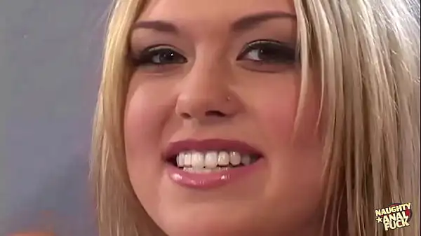 Big tits blonde Tiffany Rayne take a big cock in her asshole and gets creampied.