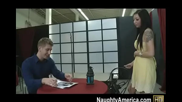 Brunette Latina Secures A Spot In Casting With A Rough Couch Sex