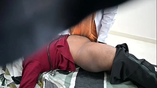 Doctor having FUN with patient