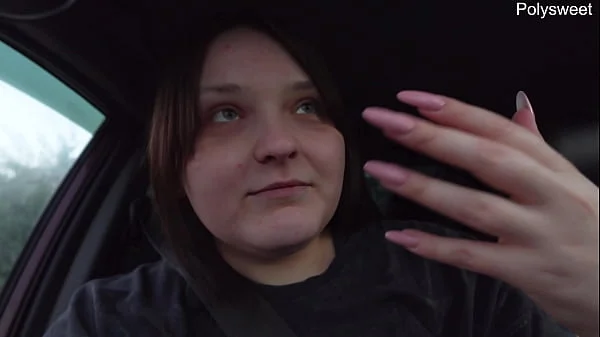 Fucking myself in a car in a public place -JOI