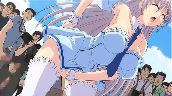 Masturbating in Public while people Watch Me – Hentai