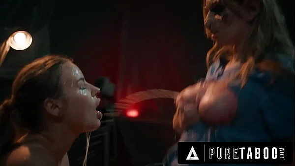 PURE TABOO 3-Titted Demon Ashley Lane Breastfeeds Nurse Anna Claire Clouds! CREEPY HORROR PORN 3-WAY