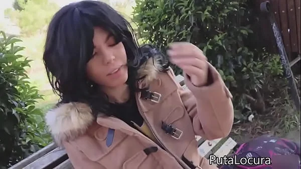 PutaLocura – Pillada Dayana Teen me muestra sus tetas en el parque