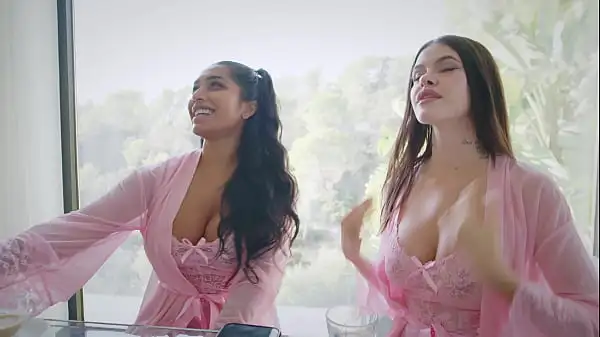 She calls Five Giant Cocks for Brutal Double Interracial GangBang – Yasmina Khan and Rossa Vax