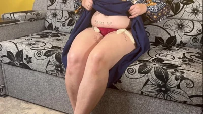 Shy slut wife coming home to her cuckold husband after dirty taboo gangbang at work