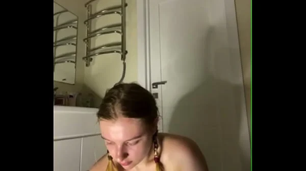 Sloppy blowjob and sitting on the cam