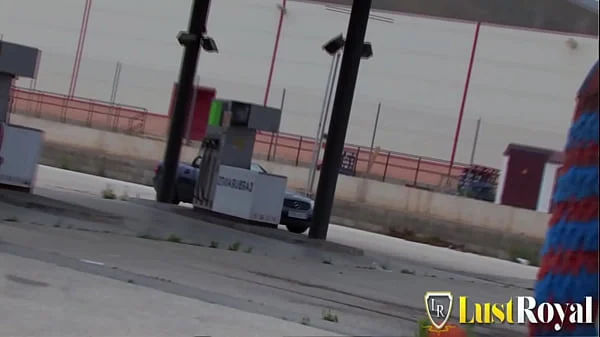 Slutty Horny Brunette Fucking in Outdoor