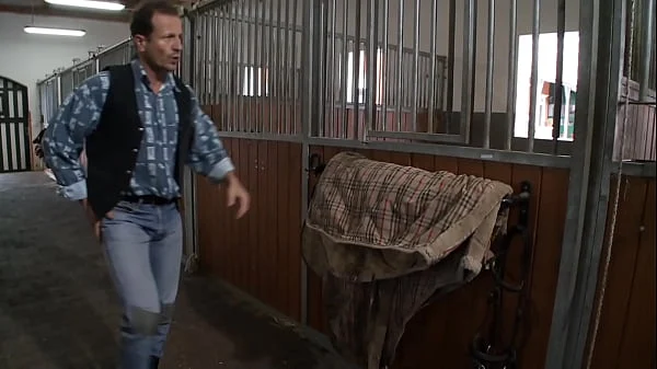 The stablehand is a simple man but has the huge advantage of being able to fuck really well and cums a few times in a row