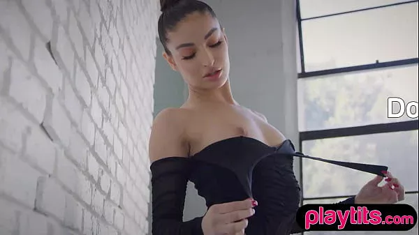 Argentinian Latina beauty strips nude to flaunt perky small boobs