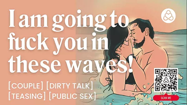 ASMR Audio Porn: Public Couple Beach Fuck in the Waves – Teasing & Dirty Talk – Erotic Audio Roleplay for Women