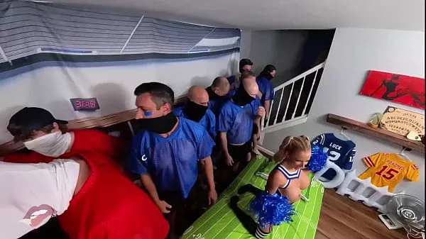 BTS 360 Camera View of Cheerleader Gangbang